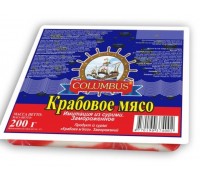 Крабовое мясо "Columbus" (25шт*200гр)