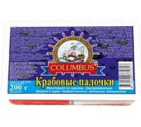 Крабовые палочки Columbus (200гр/30шт)